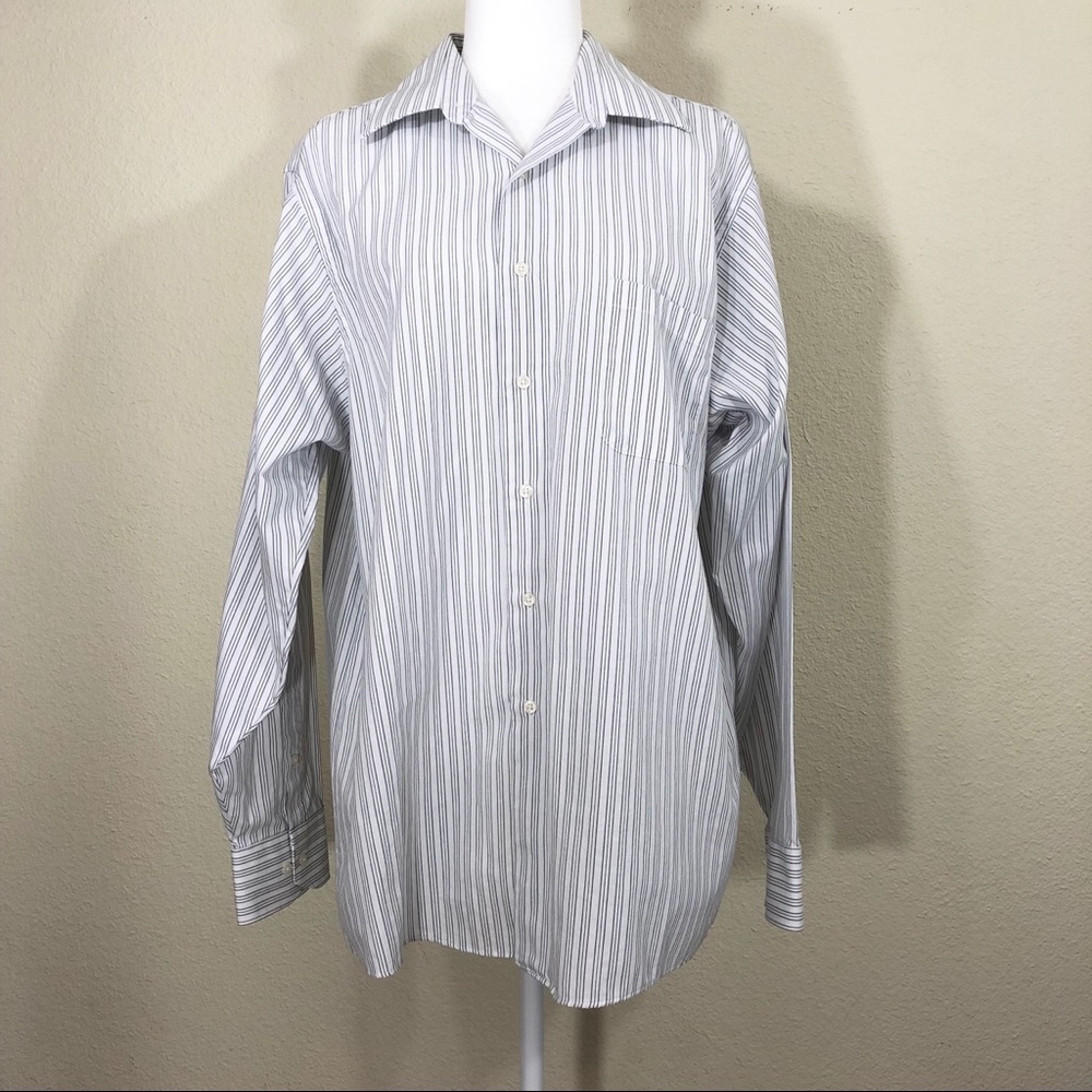Geoffrey Beene Button Down Size Large - Picture 2 of 8